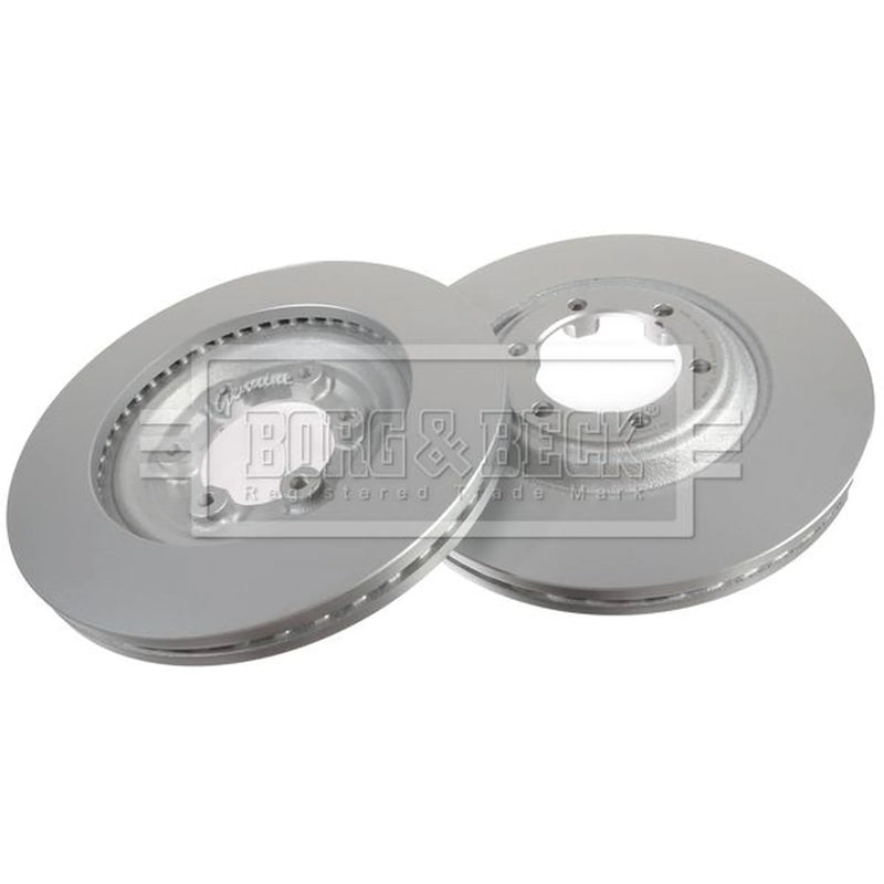 Borg & Beck 2 x Vented Front Brake Discs BBD5409