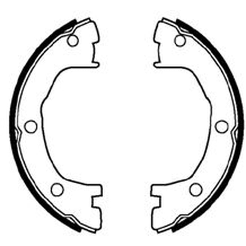 Abtex Brake Shoe Set Axle Kit ABS4023