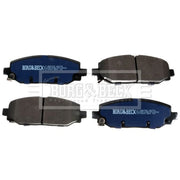 Borg & Beck 4 x Rear Brake Pad Set BBP2902