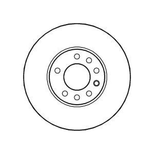Abtex 2 x Vented Front Brake Discs BD514V