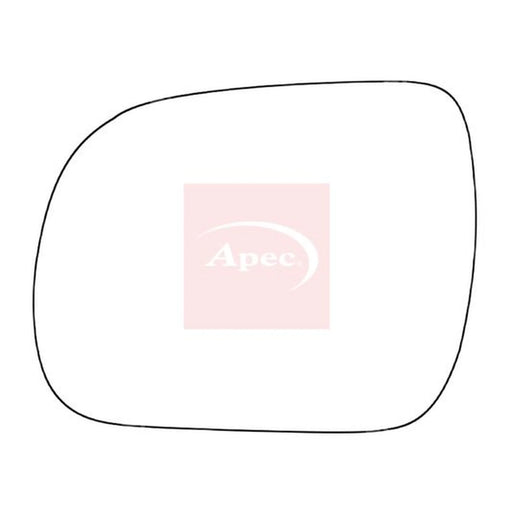 Apec Exterior Wing Mirror Glass Left AMS2751