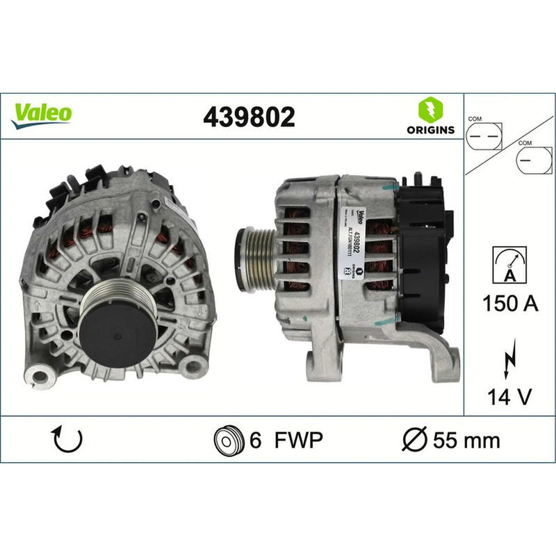 Valeo Car Alternator 12V 439802