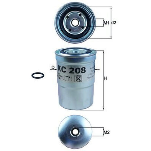 Mahle Fuel Filter Element KC 208