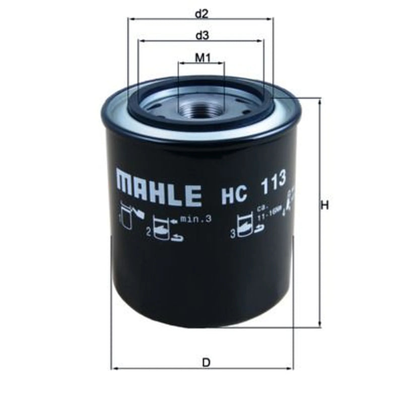 Mahle Automatic Transmission Hydraulic Filter HC 113