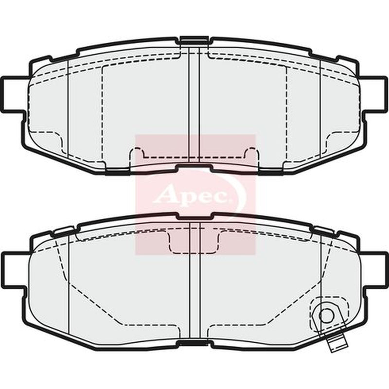 Apec Rear Brake Pad Set PAD1954