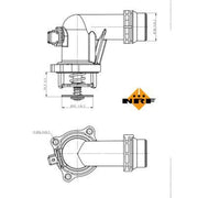 NRF Thermostat,Coolant 725001