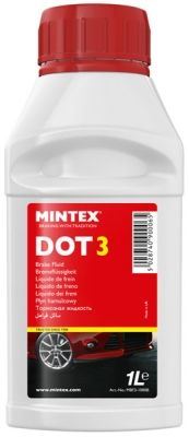 MINTEX MBF3-1000B Brake Fluid 1L Litre DOT 3 High-Performance Hydraulic Oil MINTEX - Town Parts