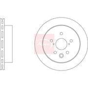 Apec 2 x Vented Front Brake Discs DSK4145