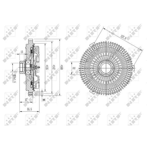 NRF Radiator Fan Clutch 49631