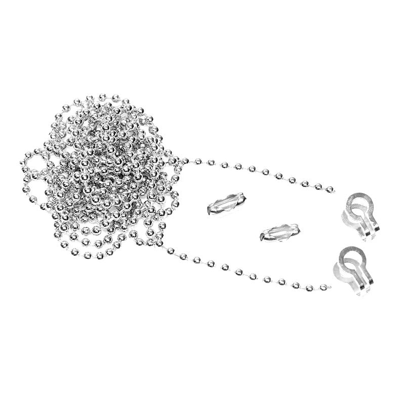 Faithfull Brass Ball Chain Kit Nickel Plated 1m - FAICHBALLNP1