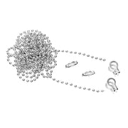 Faithfull Brass Ball Chain Kit Nickel Plated 1m - FAICHBALLNP1