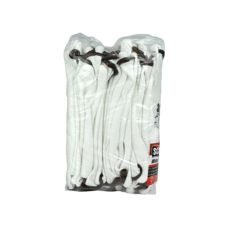 Scan White PU Coated Gloves - XL (Size 10) (Pack 12) - 5004W