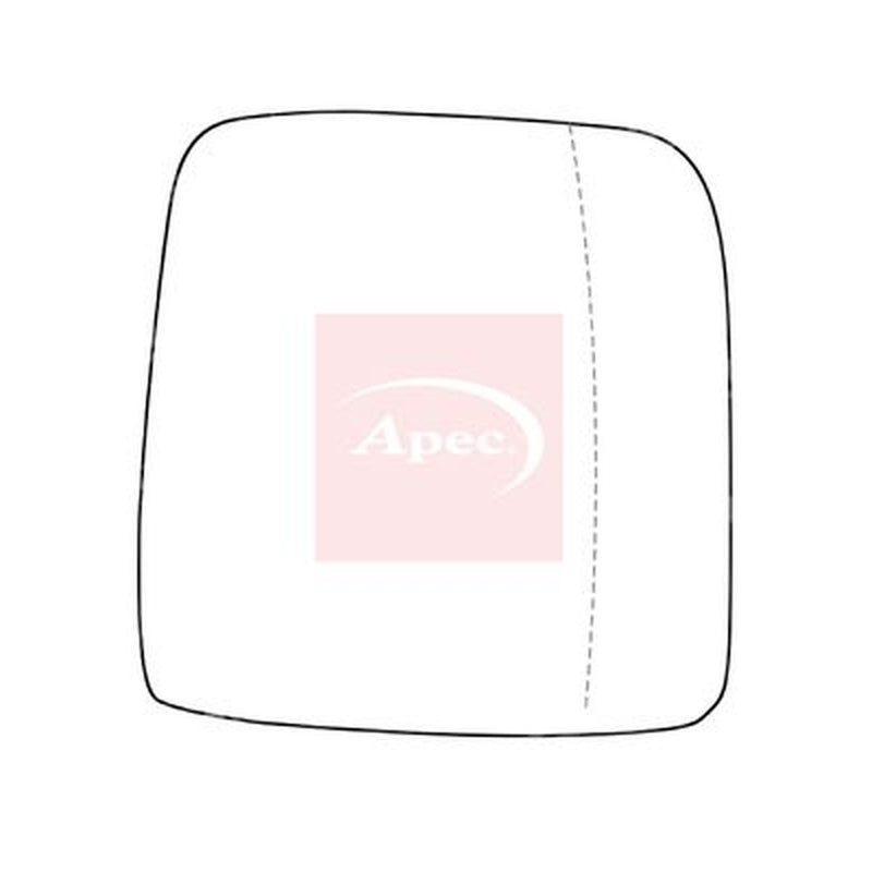 Apec Exterior Wing Mirror Glass Right AMS2066