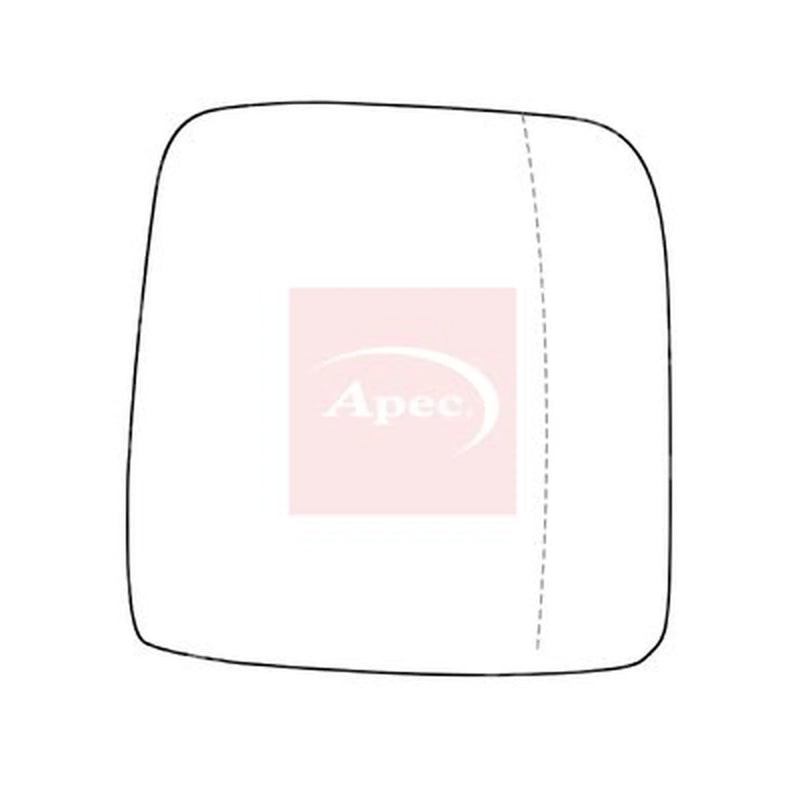 Apec Exterior Wing Mirror Glass Right AMS2066