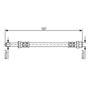 Bosch Brake Hydraulic Hose Line outer 1 987 476 715
