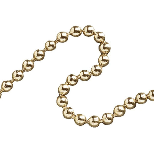 Faithfull Ball Chain Polished Brass 3.2mm x 10m - FAICHBPB3210