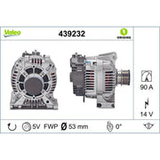 Valeo Car Alternator 12V 439232
