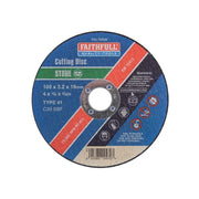 Faithfull Stone Cut Off Disc 100 x 3.2 x 16mm - FAI1003S