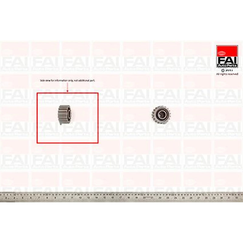 FAI Timing Belt Tensioner Pulley OD ID Wide T6697