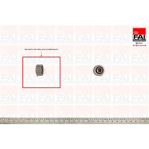 FAI Timing Belt Tensioner Pulley OD ID Wide T6697