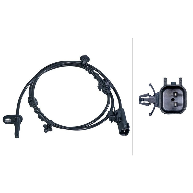 Hella ABS Wheel Speed Sensor Front 6PU 358 417-461