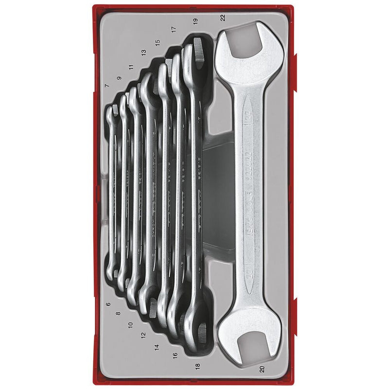 Teng Tools Double Open Ended Spanner Set TT1 8 Pieces