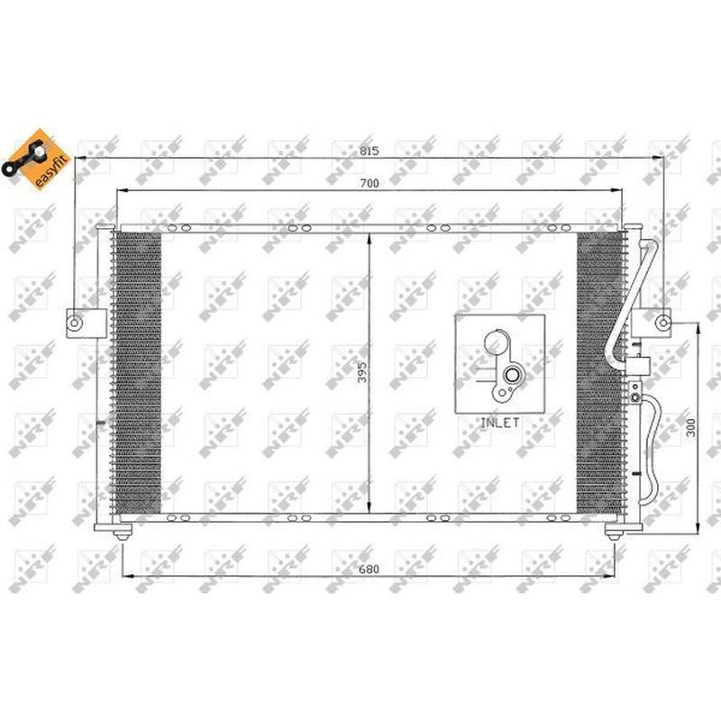 NRF Air Conditioning Condenser 35396