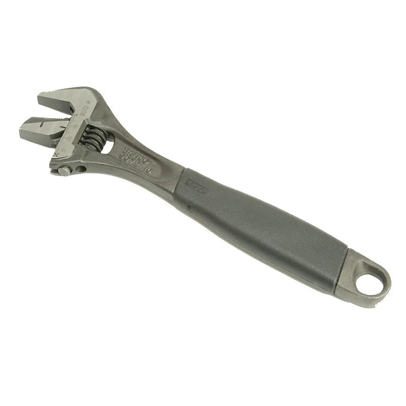 Bahco 9071P Black ERGO™ Adjustable Wrench Reversible Jaw 200mm (8in) - 9071 P