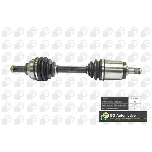 BGA CV Drive Shaft Driveshaft Front Left DS0916L