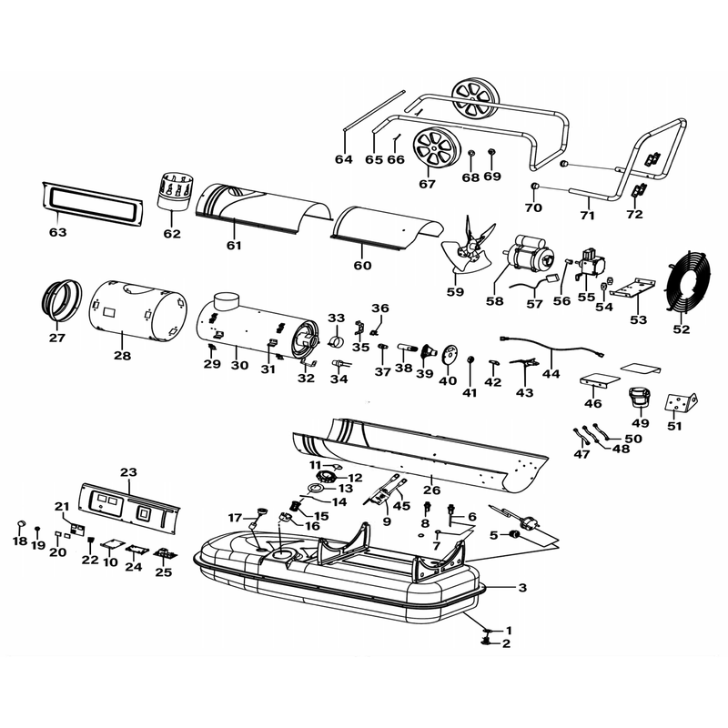 Sealey Fixed Wheel