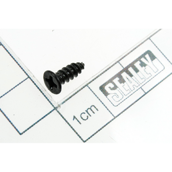 Sealey Csk head s/t screw m3.5 x 10 black