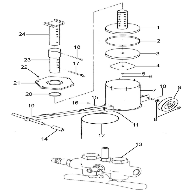 Sealey Handle assembly