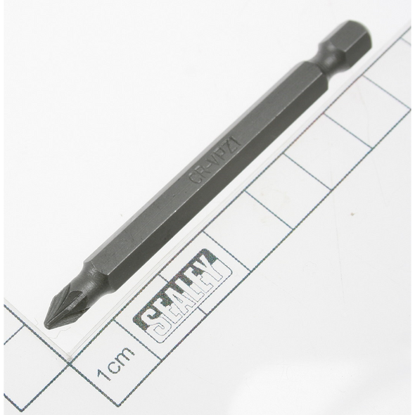 Sealey Pozi bit pz1 x 75mml 1/4"dr