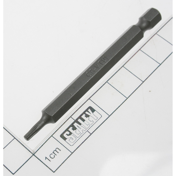 Sealey Trx-star bit t10 x 75mml 1/4"dr