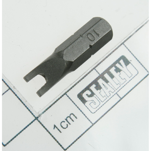 Sealey Spanner bit 10 x 25mm short 1/4"dr