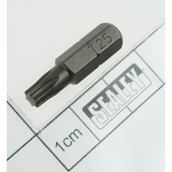 Sealey Trx-star t25 x 25mm short 1/4"dr