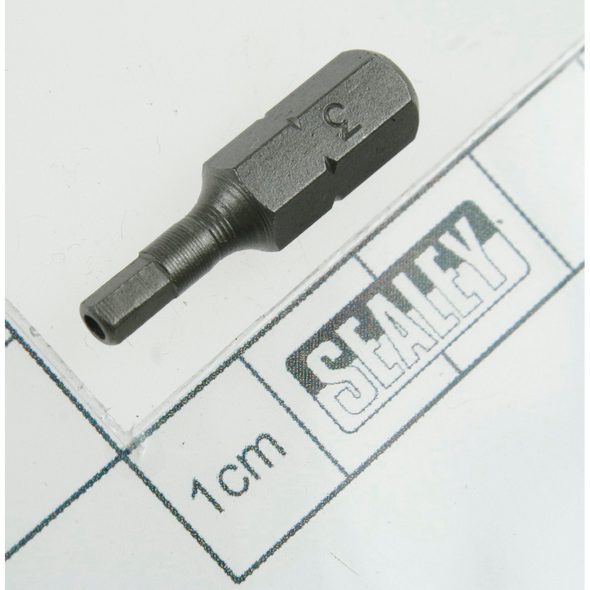 Sealey Security bit h3 x 25mm short 1/4"dr