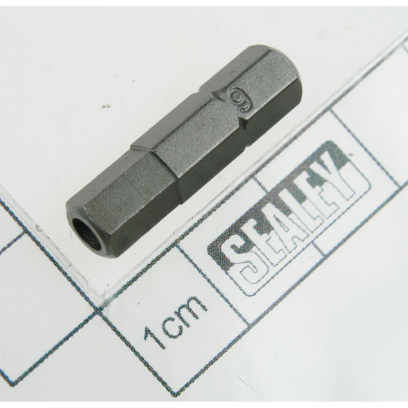 Sealey Security bit h6 x 25mm short 1/4"dr