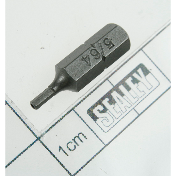 Sealey Security bit h5/64 x 25mm short 1/4"dr