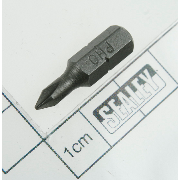 Sealey Phillips bit 0 x 25mm short 1/4"dr