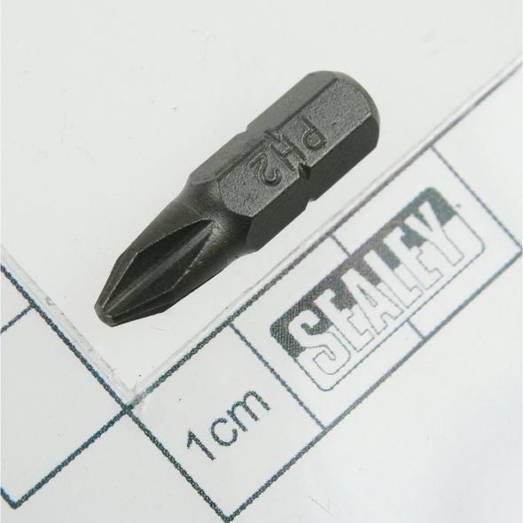 Sealey Phillips bit 2 x 25mm short 1/4"dr