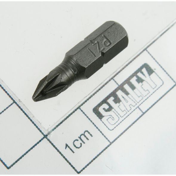Sealey Pozi bit 1 x 25mm short 1/4"dr