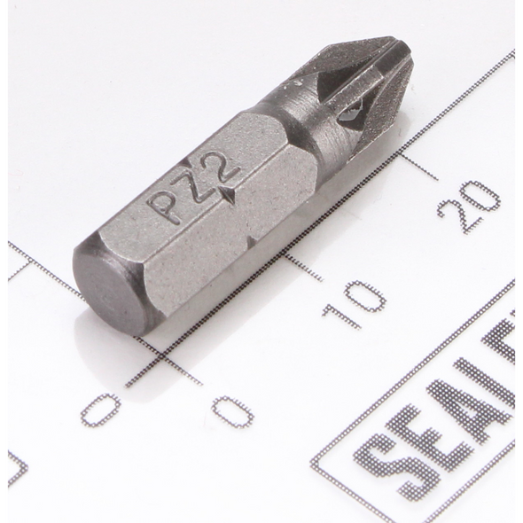 Sealey Pozi bit 2 x 25mm short 1/4"dr (use ak2099.pz2)