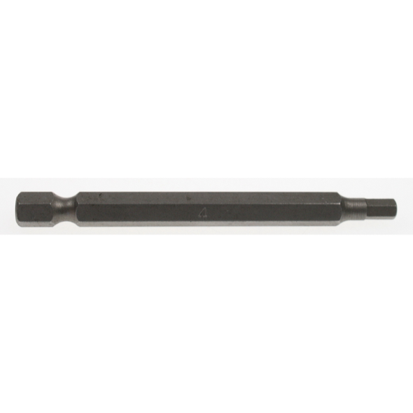 Sealey Hex bit h4 x 75mm long 1/4"dr