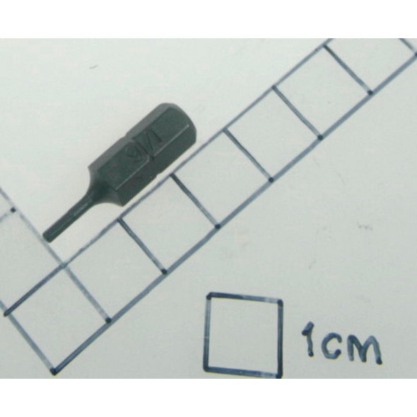 Sealey Hex bit 1/16" x 25mm short 1/4" dr.