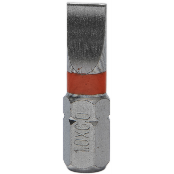 Sealey Slotted Bit SL6 25mml (Orange)