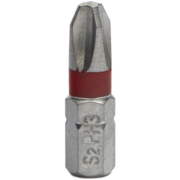 Sealey Phillips Bit PH3 25mml (Red)