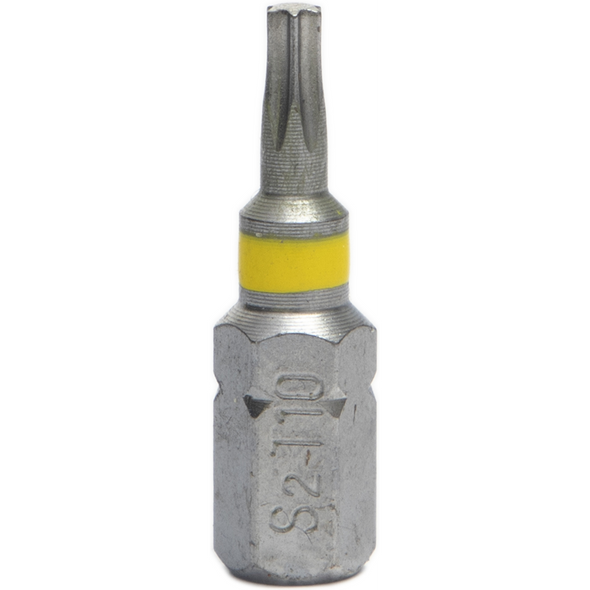 Sealey Trx-Star Bit T10 25mml (Yellow)