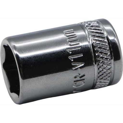 Sealey 1/4"Dr Socket 11mm 25mmL (Knurled Ring)