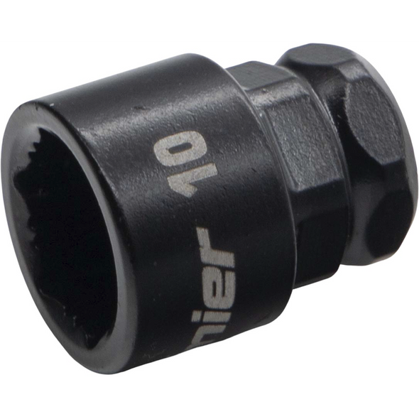 Sealey 1/4"Dr Go-Through Lock-on Low Profile Socket 10mm